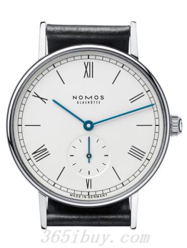 NOMOS男表Ludwig系列黑色霍爾文高級科爾多瓦馬皮/白色表盤(pán)201