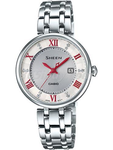 卡西歐女表SHEEN系列/表盤(pán)SHE-4519D-7A
