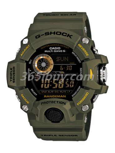 卡西歐男表G-SHOCK系列/表盤(pán)GW-9400-3