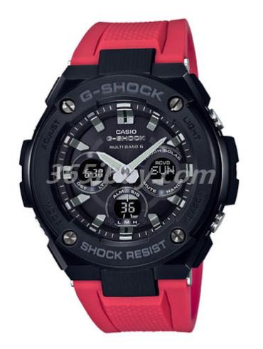 卡西歐男表G-SHOCK系列/表盤(pán)GST-W300G-1A4