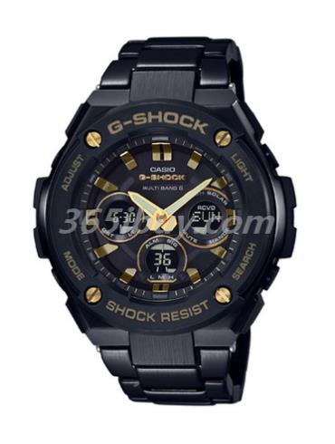 卡西歐男表G-SHOCK系列/表盤(pán)GST-W300BD-1A