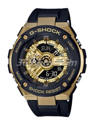 卡西歐男表G-SHOCK系列/表盤(pán)GST-400G-1A9