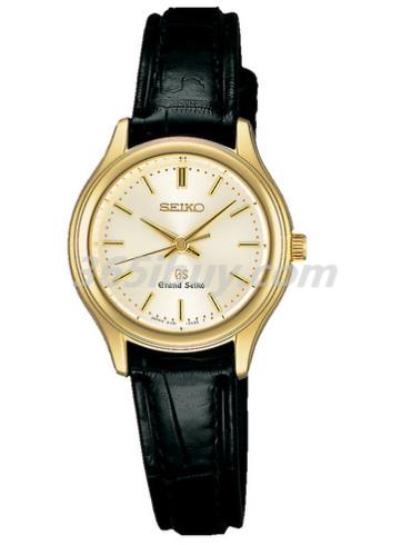 精工女表Grand Seiko系列鱷魚(yú)皮/黃色表盤(pán)STGF038
