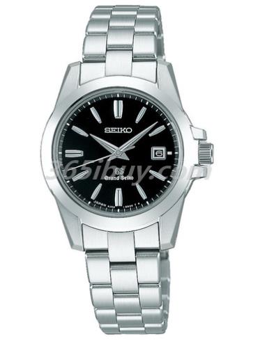 精工女表Grand Seiko系列精鋼/黑色表盤(pán)STGF055