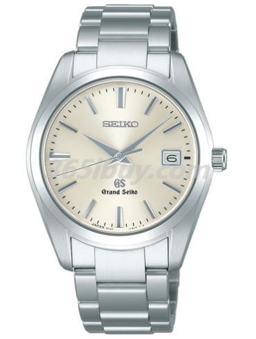 精工女表Grand Seiko系列精鋼/米黃色表盤(pán)STGF065