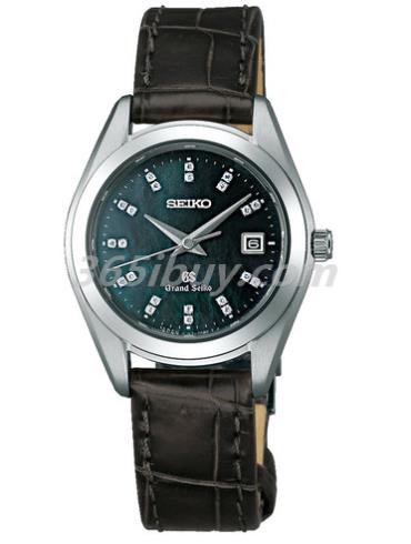 精工女表Grand Seiko系列鱷魚(yú)皮/綠色表盤(pán)STGF097