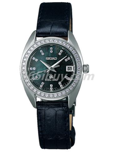 精工女表Grand Seiko系列鱷魚(yú)皮/綠色表盤(pán)STGF093