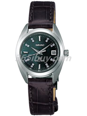 精工女表Grand Seiko系列鱷魚(yú)皮/綠色表盤(pán)STGF089