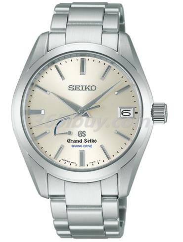 精工男表Grand Seiko系列精鋼/米黃色表盤(pán)SBGA083