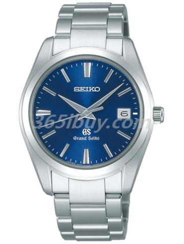 精工男表Grand Seiko系列精鋼/藍色表盤(pán)SBGX065