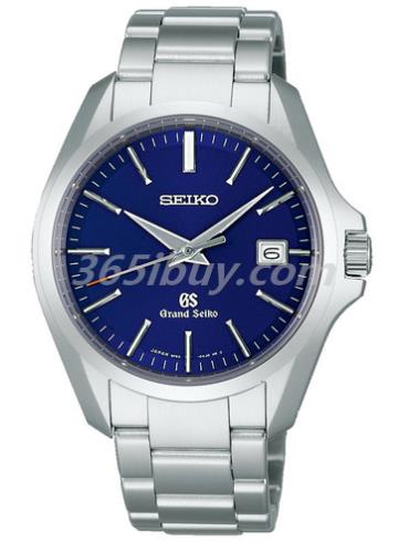 精工男表Grand Seiko系列精鋼/藍色表盤(pán)SBGX087