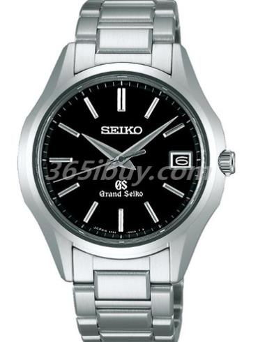 精工男表Grand Seiko系列精鋼/黑色表盤(pán)SBGV015