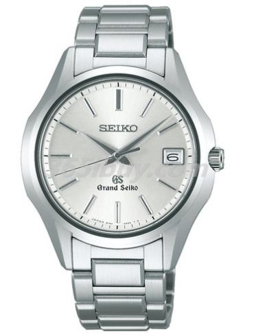 精工男表Grand Seiko系列精鋼/銀白色表盤(pán)SBGV013