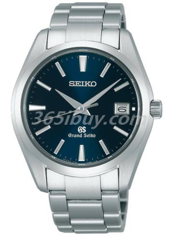 精工男表Grand Seiko系列精鋼/藍色表盤(pán)SBGV025
