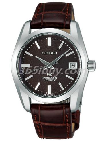 精工男表Grand Seiko系列鱷魚(yú)皮/棕色表盤(pán)SBGR089