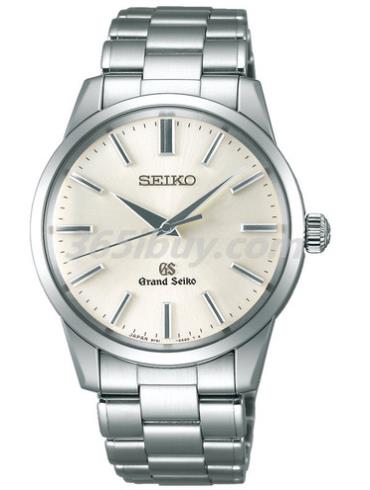 精工男表Grand Seiko系列精鋼/米黃色表盤(pán)SBGX119