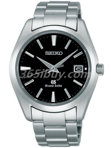 精工男表Grand Seiko系列精鋼/黑色表盤(pán)SBGV023