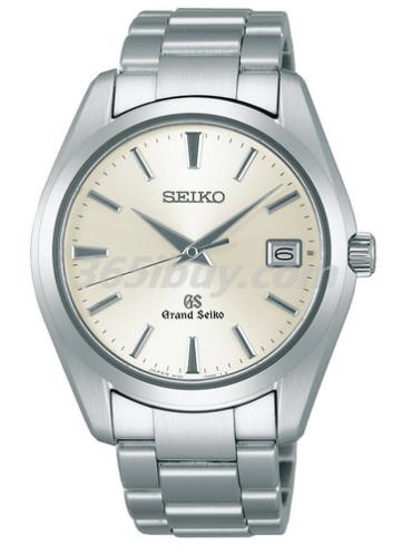 精工男表Grand Seiko系列精鋼/米黃色表盤(pán)SBGV021
