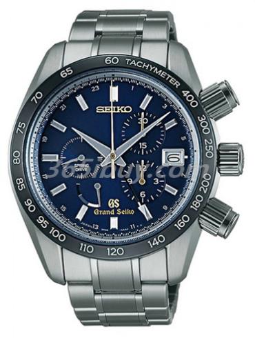 精工男表Grand Seiko系列鈦合金/藍色表盤(pán)SBGC013