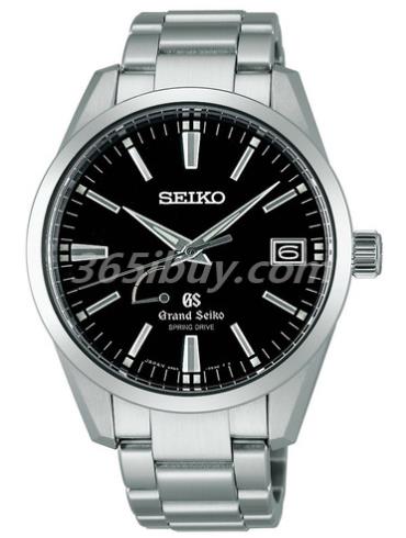 精工男表Grand Seiko系列精鋼/黑色表盤(pán)SBGA101