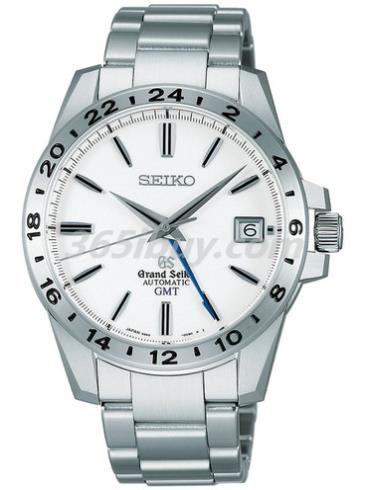 精工男表Grand Seiko系列精鋼/白色表盤(pán)SBGM025