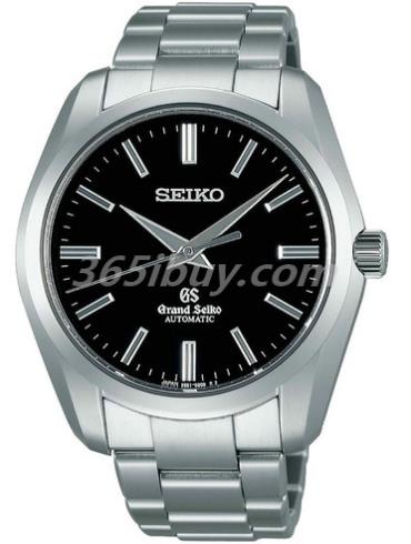 精工男表Grand Seiko系列精鋼/黑色表盤(pán)SBGR101