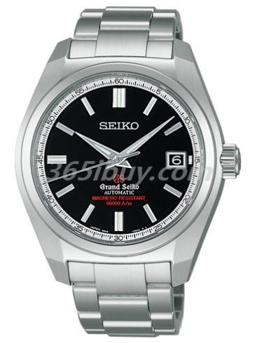 精工男表Grand Seiko系列精鋼/黑色表盤(pán)SBGR079