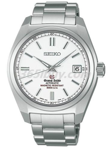 精工男表Grand Seiko系列精鋼/黑色表盤(pán)SBGR077