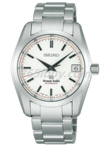 精工男表Grand Seiko系列精鋼/白色表盤(pán)SBGR071
