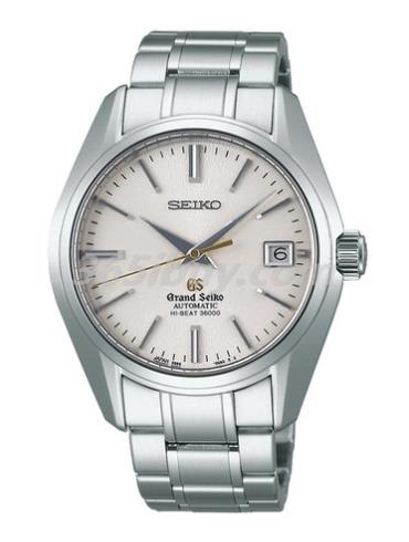 精工男表Grand Seiko系列精鋼/白色表盤(pán)SBGH047