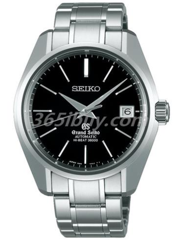 精工男表Grand Seiko系列白鈦/黑色表盤(pán)SBGH045