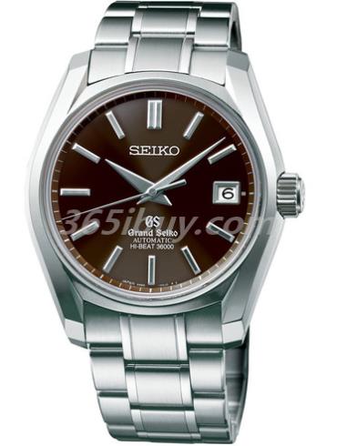 精工男表Grand Seiko系列精鋼/黑色表盤(pán)SBGH039