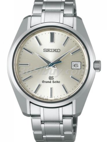 精工男表Grand Seiko系列精鋼/銀色表盤(pán)SBGV005G