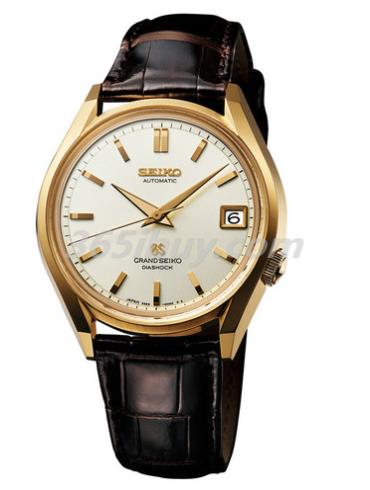 精工男表Grand Seiko系列鱷魚(yú)皮/白色表盤(pán)SBGR092