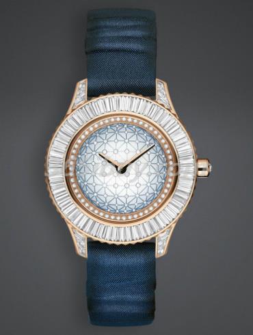 迪奧女表DIOR GRAND SOIR絹緞/白色珍珠母貝表盤(pán)CD133576A001_0000