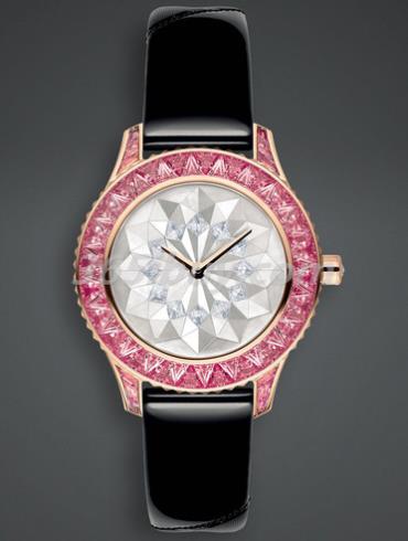 迪奧女表DIOR GRAND SOIR緞質(zhì)/漆皮/白色珍珠母貝表盤(pán)CD13357ZA004_0000