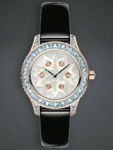 迪奧女表DIOR GRAND SOIR緞質(zhì)/漆皮/白色珍珠母貝表盤(pán)CD13357ZA005_0000