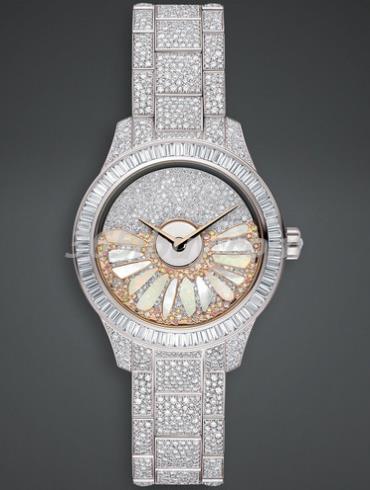 迪奧女表DIOR VIII系列白金/白色表盤(pán)CD153B6ZM008_0000
