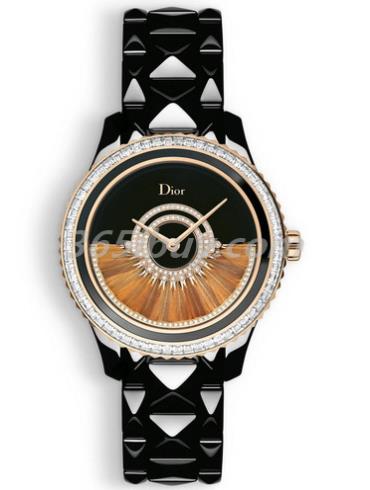 迪奧女表DIOR VIII GRAND BAL系列陶瓷/黑色表盤(pán)CD124BH2C001_0000
