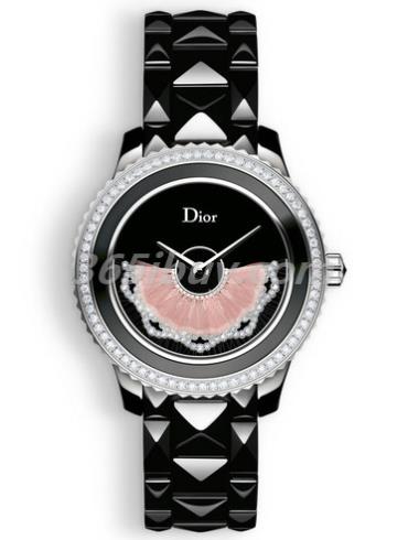 迪奧女表DIOR VIII GRAND BAL系列陶瓷/黑色表盤(pán)CD123BE0C003_0000