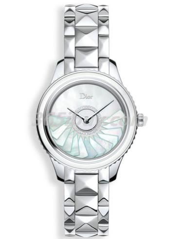 迪奧女表DIOR VIII GRAND BAL系列精鋼/白色表盤(pán)CD153B11M001_0000