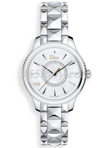 迪奧女表DIOR VIII MONTAIGNE系列精鋼/白色表盤(pán)CD152110M004_0000
