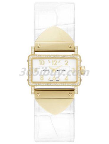 LV女表Emprise系列鱷魚(yú)皮/白色表盤(pán)Q371F0