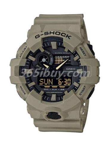 卡西歐男表G-SHOCK系列/表盤(pán)GA-700UC-5A