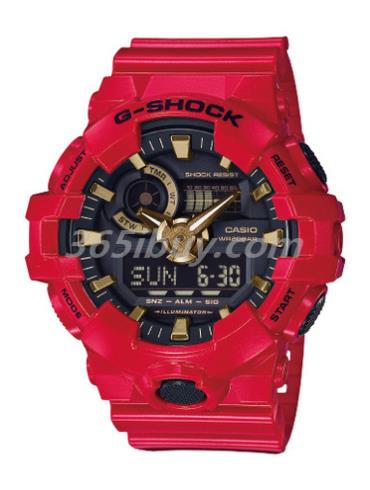 卡西歐男表G-SHOCK系列/表盤(pán)GA-700CX-4A