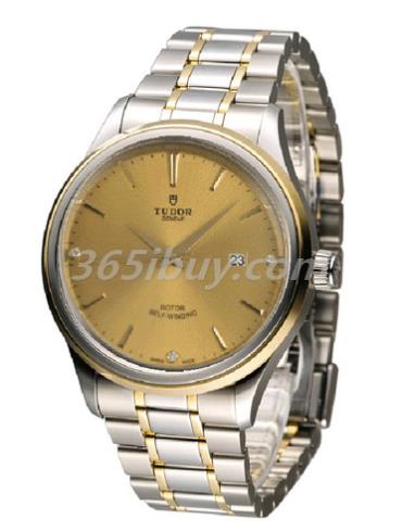 帝舵男表Style風(fēng)尚系列精鋼/18K黃金/金色表盤(pán)12703-65073golden