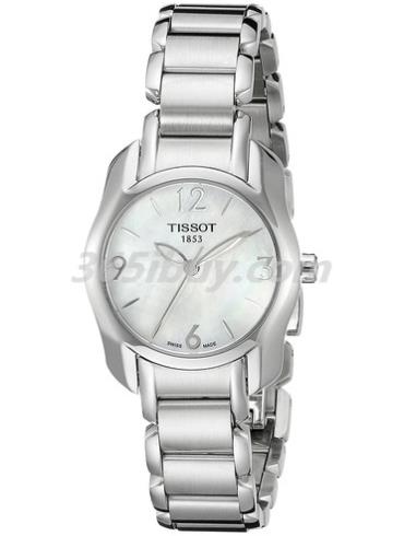 天梭女表Tissot 天梭全新海浪系列精鋼/白色表盤(pán)T0232101111700