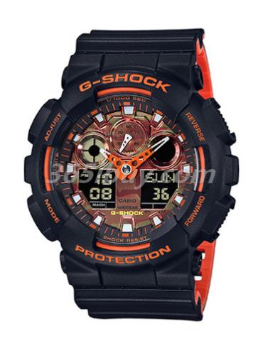 卡西歐男表G-SHOCK系列/表盤(pán)GA-100BR-1A