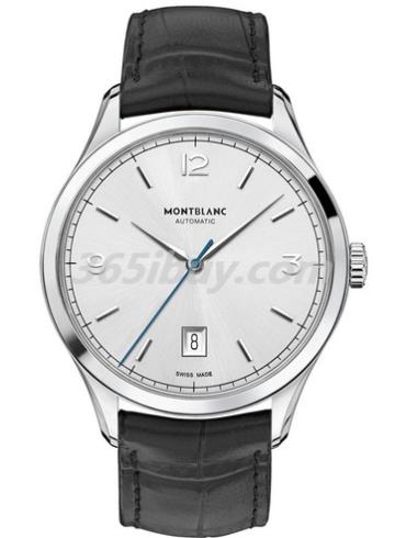 萬(wàn)寶龍男表傳承Chronométrie系列鱷魚(yú)皮/銀白色表盤(pán)U0112533